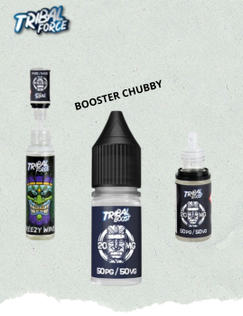 Booster de Nicotine 50/50 (Nouvelle Version Chubby) 20mg Tribal Boost - Tribal Force