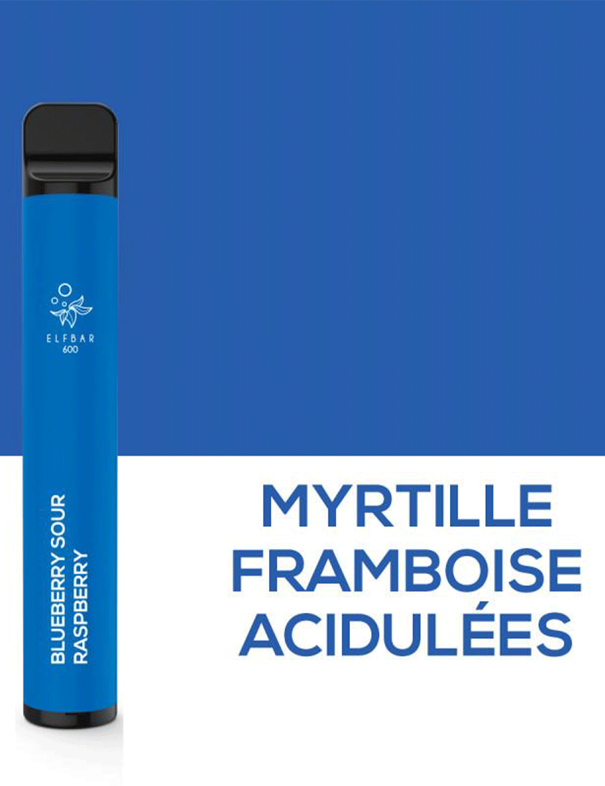 Myrtilles Framboises Acidulées-ELFBAR