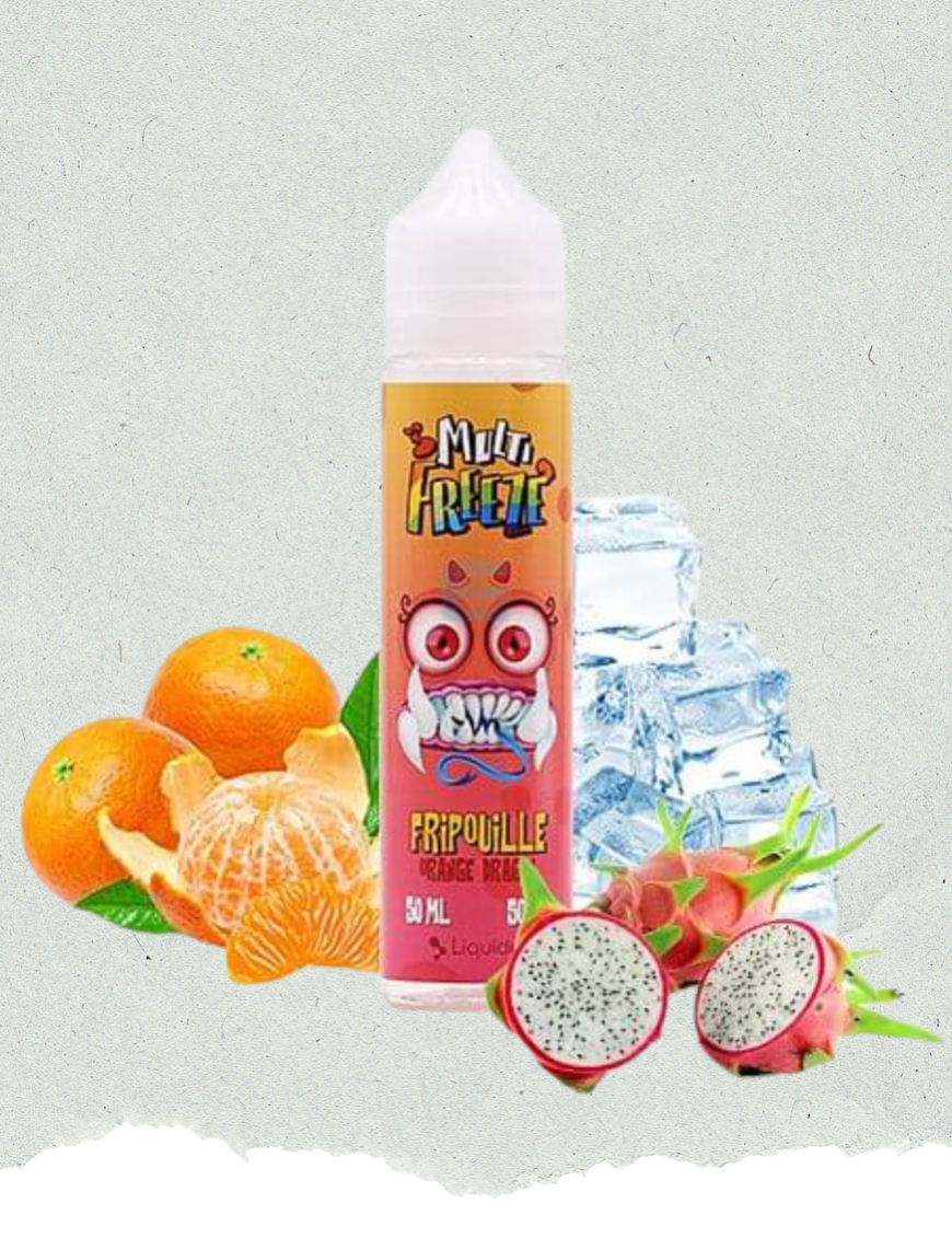 Fripouille Orange Dragon 50ML - Multi Freeze Liquideo