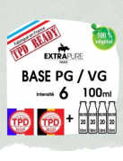 Pack Base 140ML 20/80 6MG EXTRAPURE