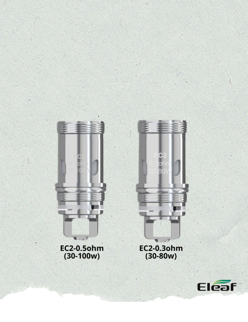 Pack 5 résistances EC2- Eleaf