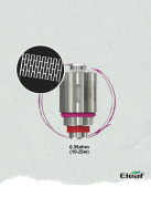 Pack 5 résistances-GS Air M  0.35ohm- Eleaf