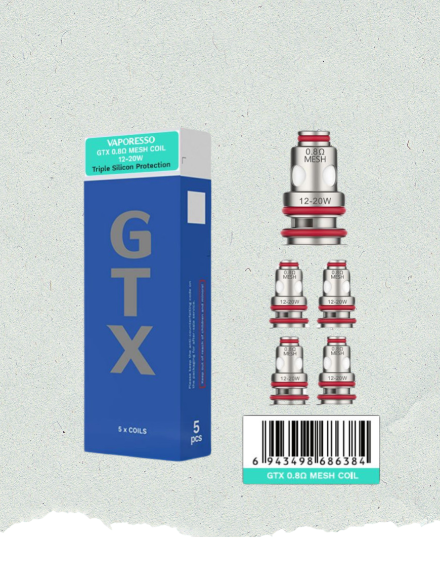 Résistances GTX Meshed Coil - Vaporesso (5pcs)