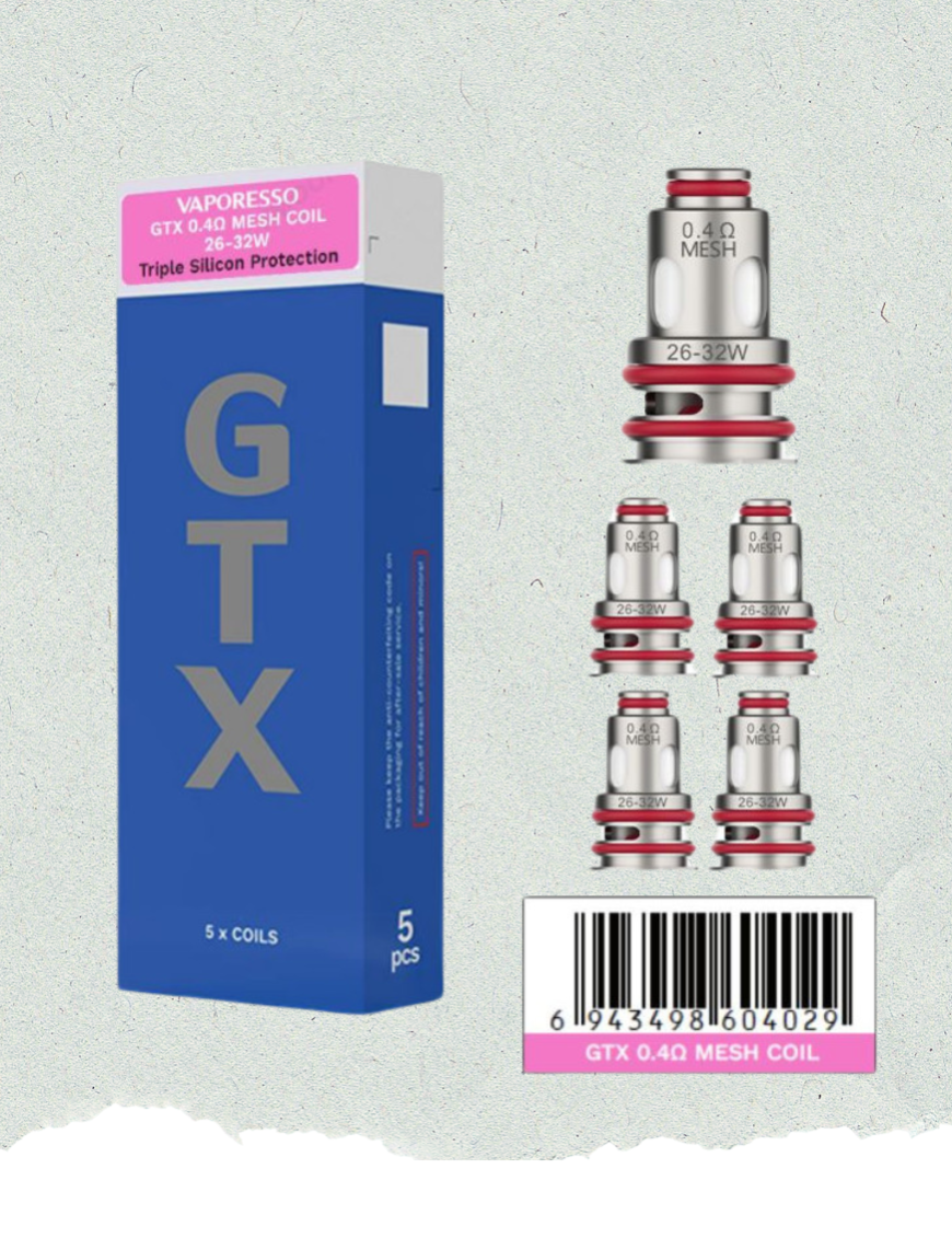 Résistances GTX Meshed Coil - Vaporesso (5pcs)