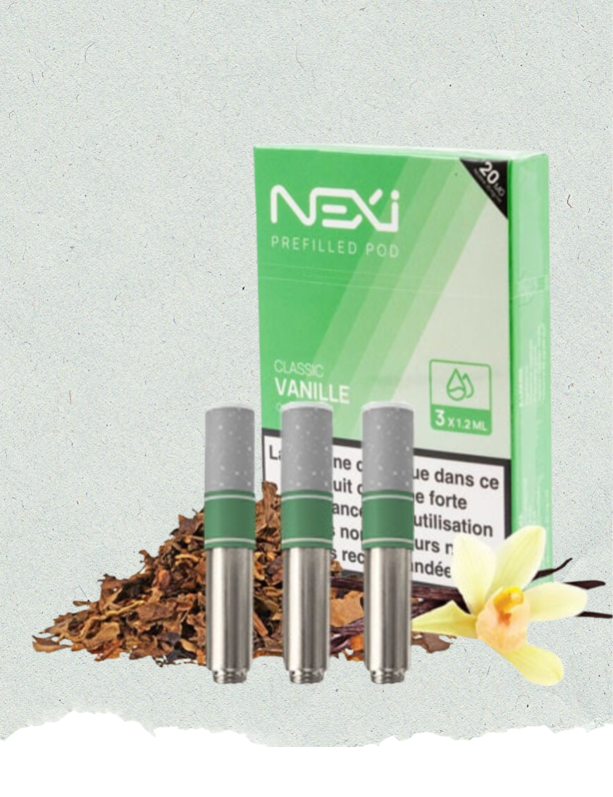 Cartouches Classic Vanille Nexi One - Par 3 - Aspire