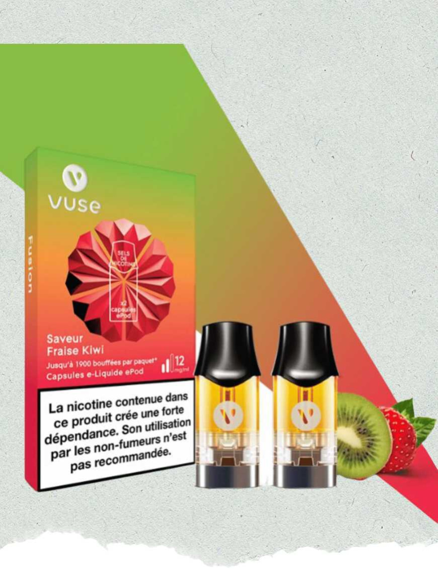 Capsule Epod Fraise Kiwi - Vuze