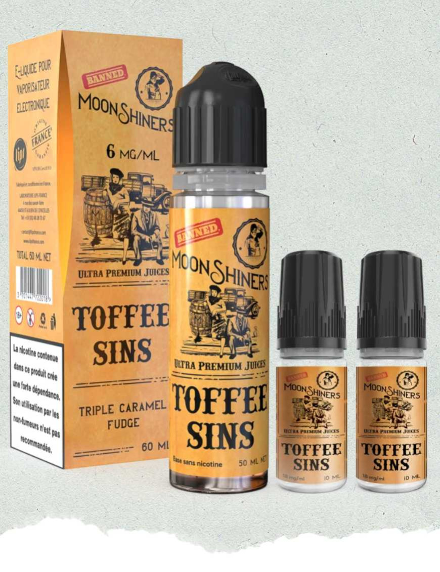 Toffee Sins 60ML -  MOONSHINERS