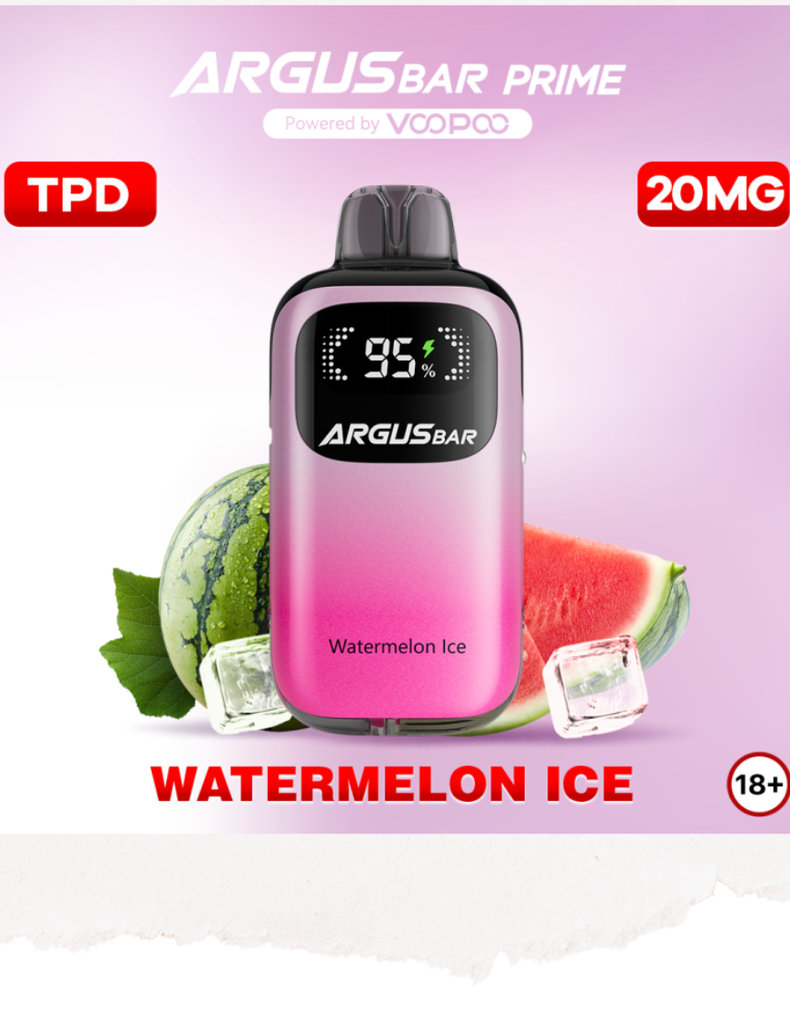 Watermelon Ice - ARGUS BAR PRIME 12K Voopoo