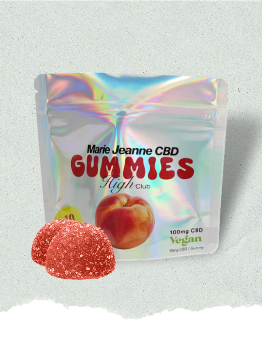 Gummies CBD 900mg Pêche - 90 x 10mg