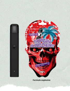 Kit 700 Puff Tropicana Blood Cherry Muscimole + MCP-N - Skull Vape