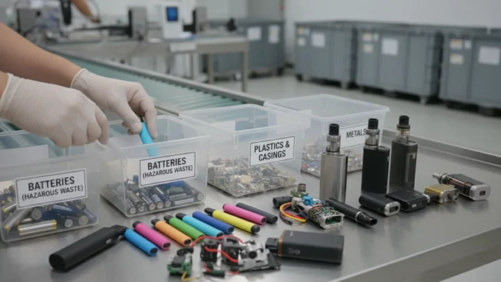 Recyclage des cigarettes électroniques : le point en 2024 - illustration principale - Green and Vape