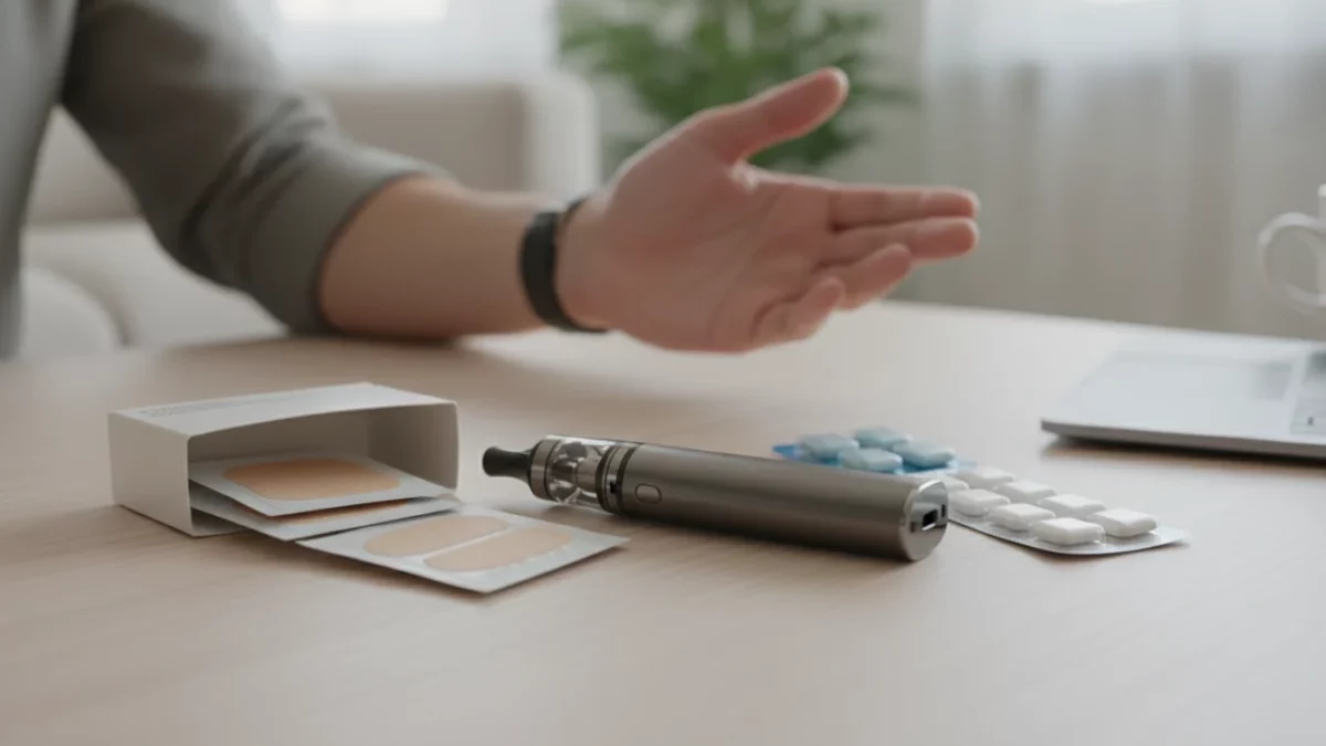 Substituts nicotiniques vs e-cigarette : que choisir ? - illustration principale - Green and Vape