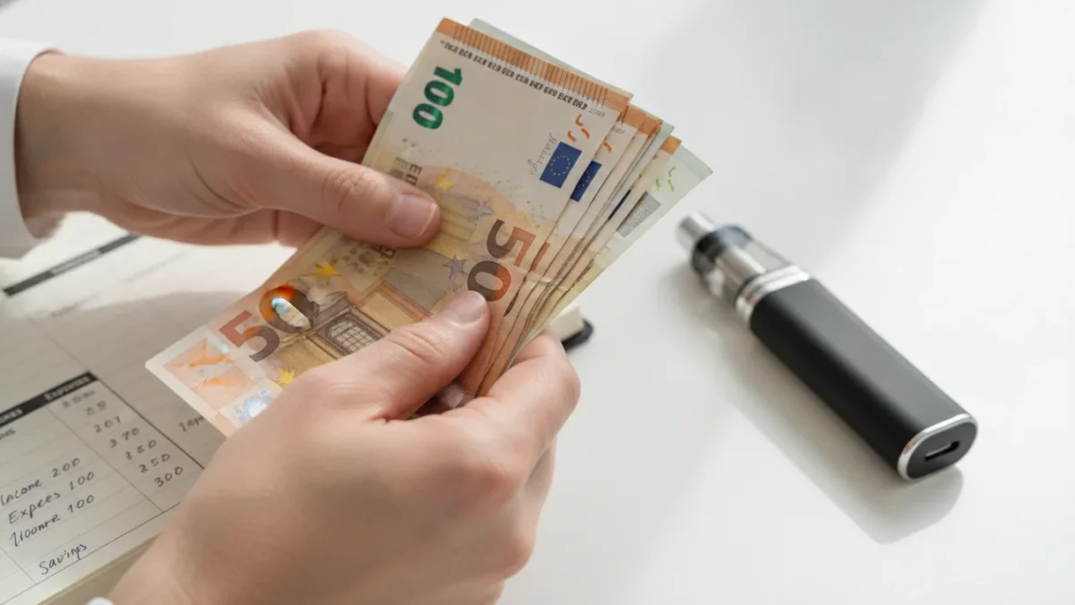 Les bénéfices financiers d'arrêter de fumer - illustration principale - Green and Vape