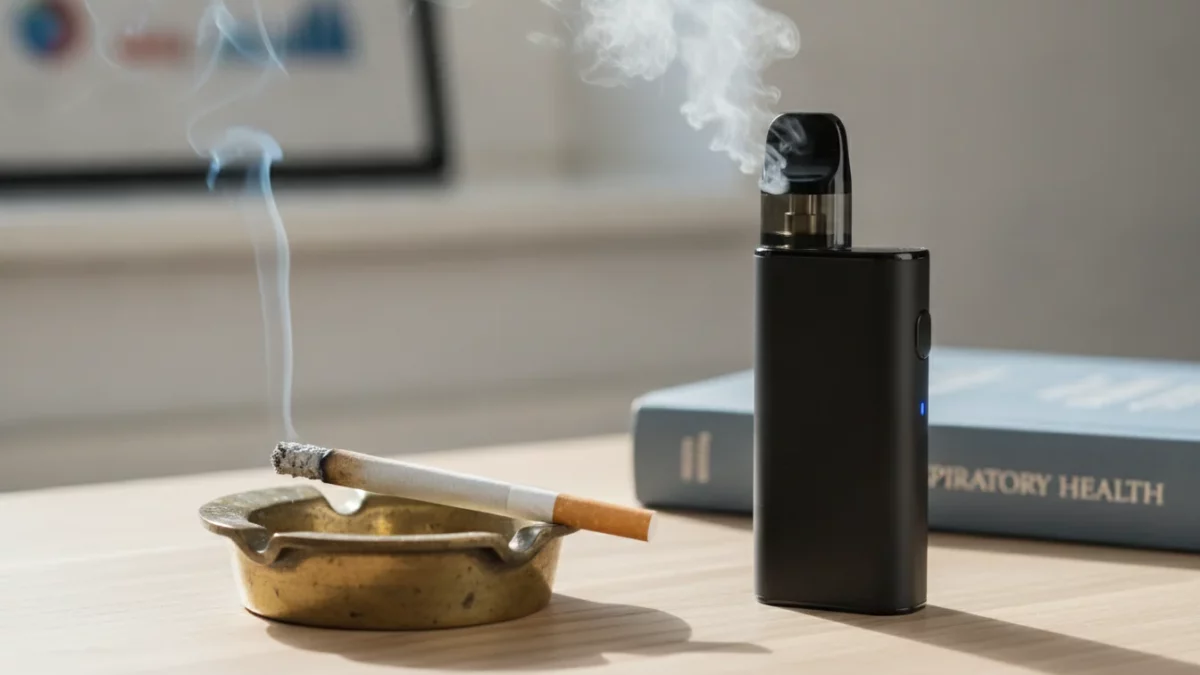 Cigarette électronique vs cigarette traditionnelle : comparaison - illustration principale - Green and Vape