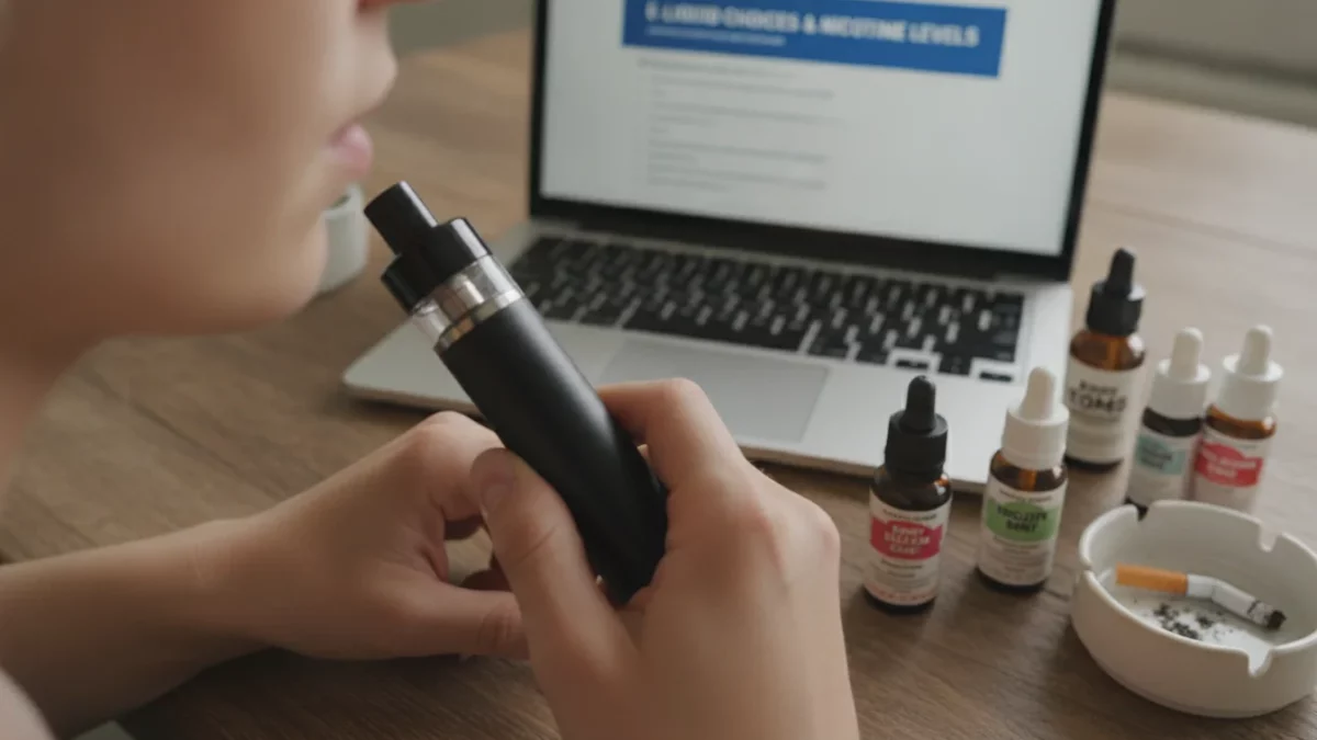 Les e-liquides qui aident le mieux au sevrage tabagique - illustration principale - Green and Vape