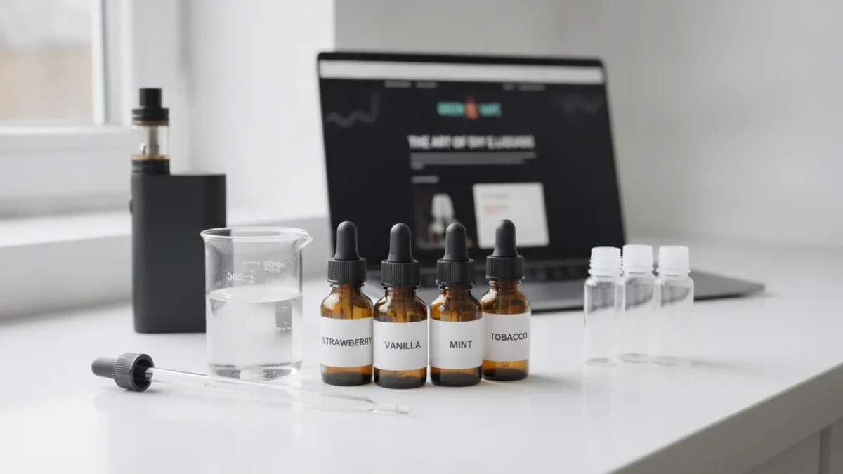 Arômes concentrés pour e-liquide : notre guide - illustration principale - Green and Vape