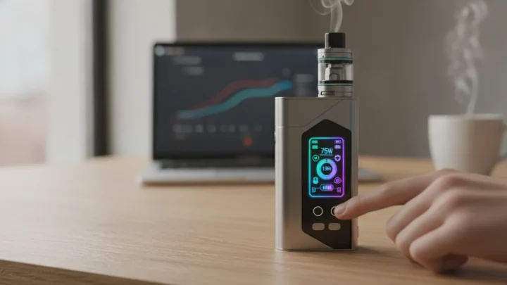 Les meilleurs mods box avec écran couleur - illustration principale - Green and Vape