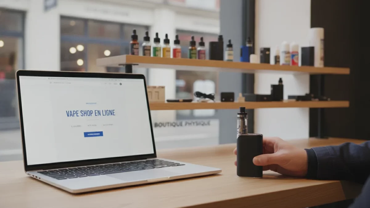 Vape shop en ligne vs boutique physique : avantages et inconvénients - illustration principale - Green and Vape